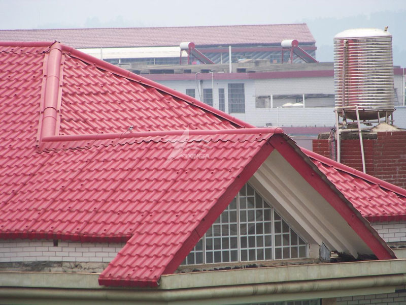 新型屋面建材合成樹脂瓦，傳統(tǒng)建筑用瓦的傳承替代建筑材料